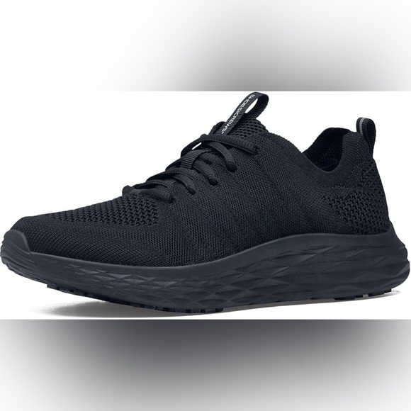 ❤️Shoes ForCrews EverlightWomen's Slip Resistant Work Shoes, Black Knit Sneakers - Picture 15 of 16